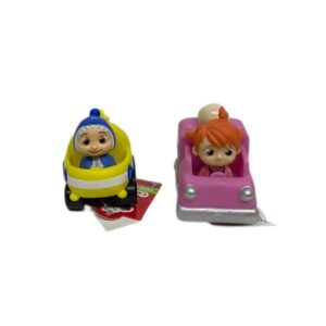 Cocomelon vehículo de 10cm con figura