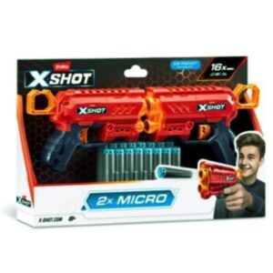 Pistola Micro x 2 con 16 dardos XShot