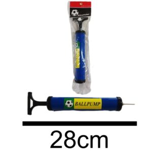 Inflador con pico de acero para pelota