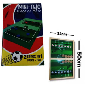 Mesa mini tejo madera caja 50x32cm