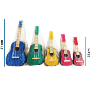 Guitarra de madera color N°4. 56cm alt.