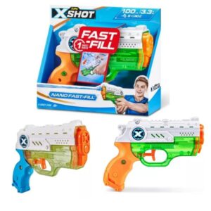 Pistola agua caja 17cm Xshot Nano Fast Fill.