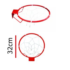 Aro basquet metal chico 32cm diam.