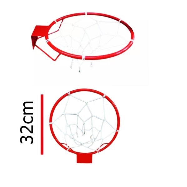 Aro basquet metal chico 32cm diam.