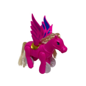 Caballo rosa c/cuerda