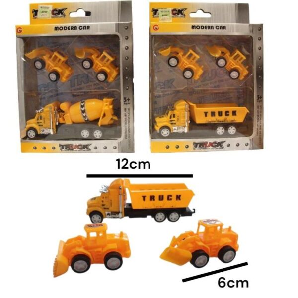 Set de camiones x3 de construccion 1295