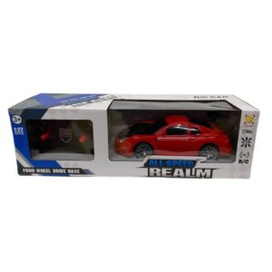 Auto a radio control 4F 17cm .Con pilas recargables. Caja 32cm x 10cm. 168