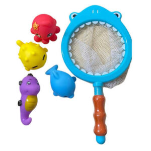 Red de pesca con peces