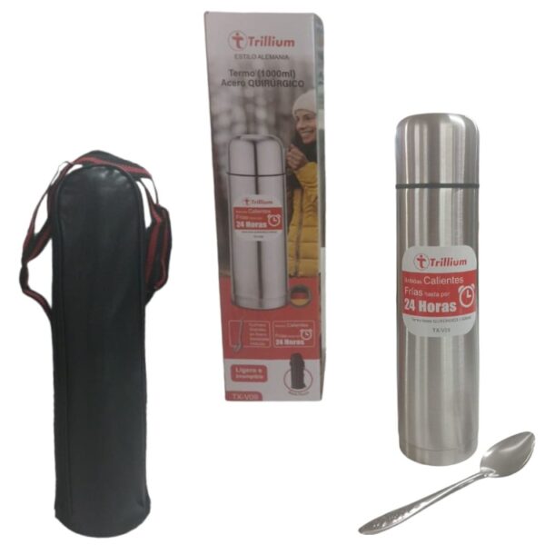 Termo bala 1 lt con funda