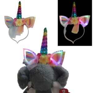 Vincha unicornio con luz