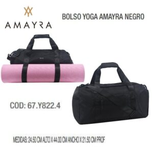 Bolso Amayra de yoga Negro 247