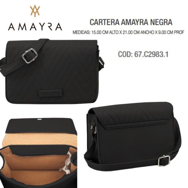 Cartera amayra negra 312