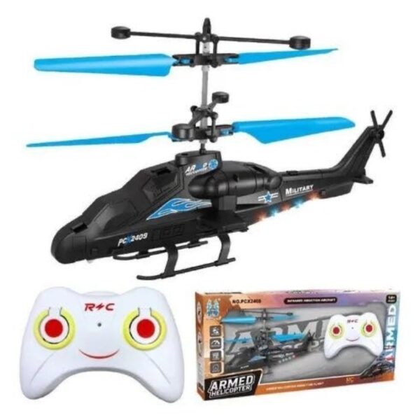 Helicoptero de combate volador a radio control 2409