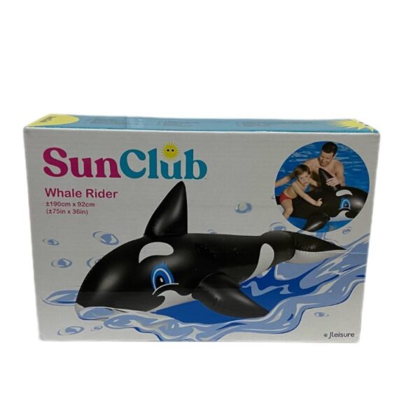 Ballena negra 190 x 92cm SunClub
