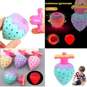 Trompo frutilla con luz