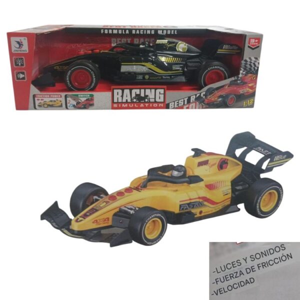 Auto F1 con luz y sonido 1189-99 Caja 38cm x 15cm