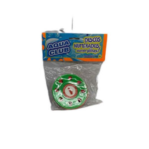 Aqua discos plásticos x6.