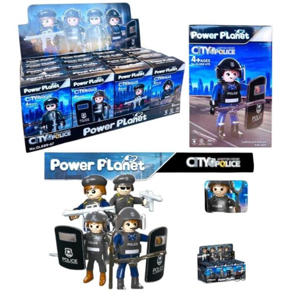 Muñeco power policia 2 con accesorios