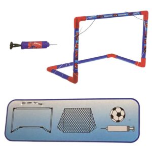 Arco de futbol de Spiderman . 60cm ancho x 40cm alt x 30cm prof.
