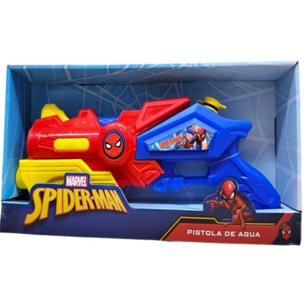 Pistola de agua spiderman caja