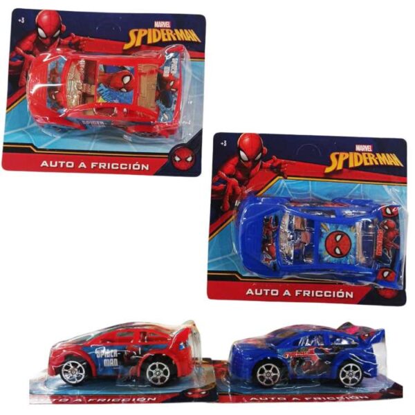 Auto friccion 11cm spiderman