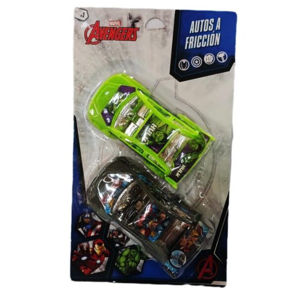 Auto 12cm a fricción x2 Avengers 74628