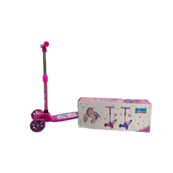 Monopatin unicornio 73x57. Soporta 35kg