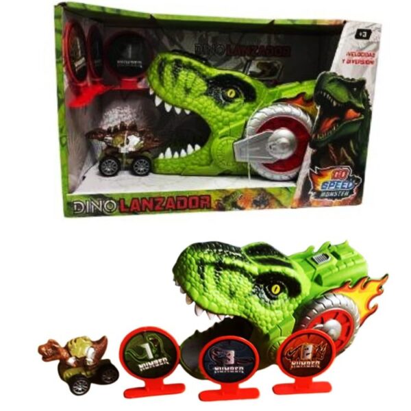 Lanzador de autos Dino 74874