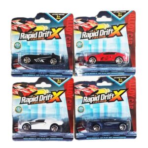 Auto metal de carreras a escala 1:64  7cm Rapid driftX. Precio indiv. Surtidos