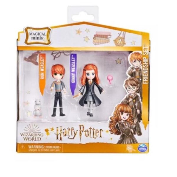 Harry Potter- Ron y Ginny Weasley con accesorios.Caja 18x15