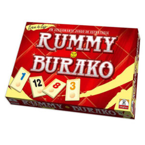 Juego rummy burako lujo,fichas c/bajorelieve y bolsa de paño para guardado