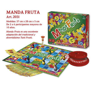 Juego palabras. Manda fruta
