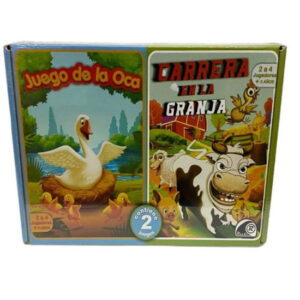 Juego 2 en 1 ludo /granja. caja 28x20cm