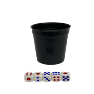 Juego dados-generala en bolsa,dados c/relieve