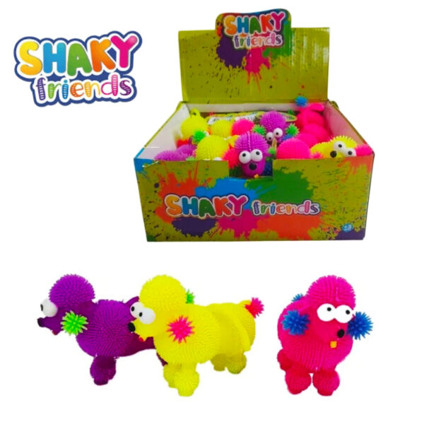 Squishy Shaky caniche con luz