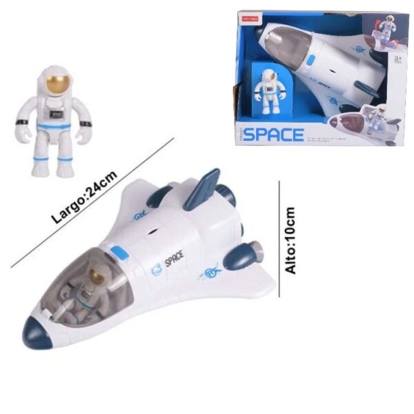 Espacial - Space Avion con astronauta