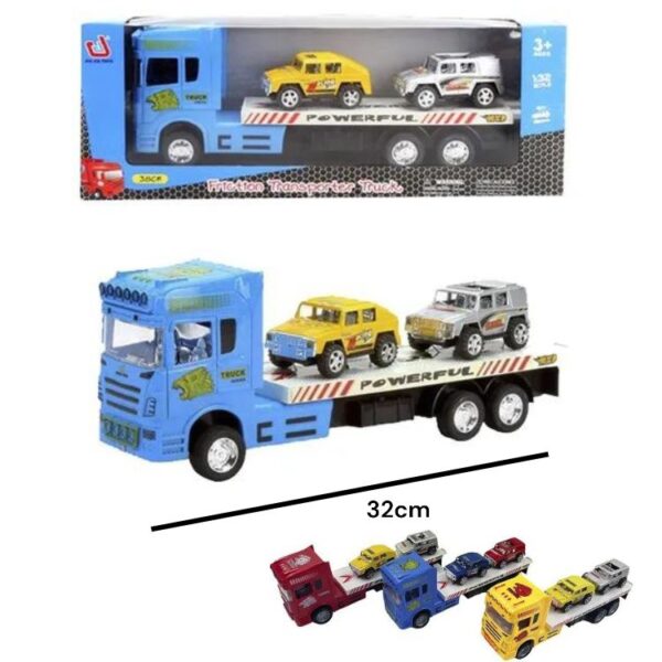 Camion mosquito con 2 autos .