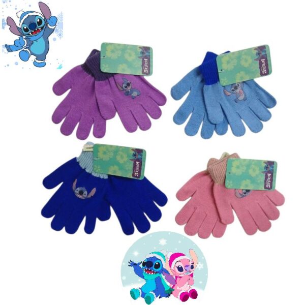 Guantes para niños de stitch