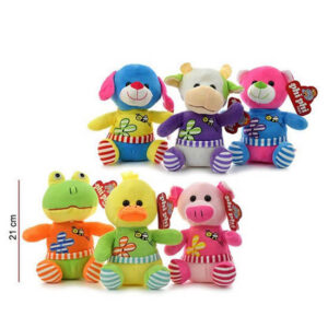 Animales c/remera. Mide 21 cm