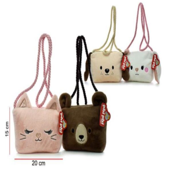 Cartera peluche snimsles 4 modelos
