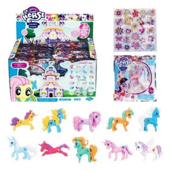 Unicornio 4cm con stickers 8051