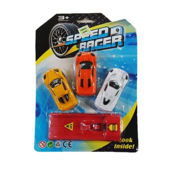 Lanzador de auto x3, blister 27 x17cm