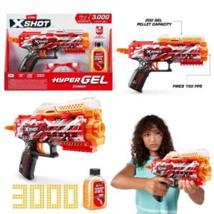 Xshot pistola lanzadora de bolitas de hidrogel. Hypergel Stinger. Trae lentes protectores y municiones de repuesto.