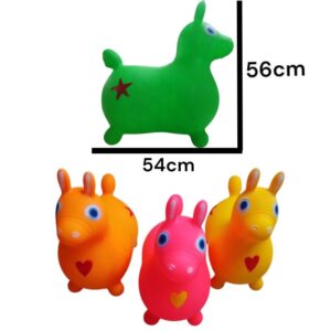 Saltarin de goma, caballo plastisol