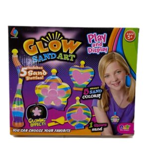 Arena brillante. 5 frascos y 5 arenas. 8103 Caja 26cm x 23 cm