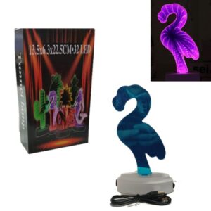 Lampara Flamenco. 13.5 x 6.3 x 22.5cm. Led.