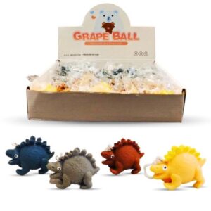 Llavero dino apretable.