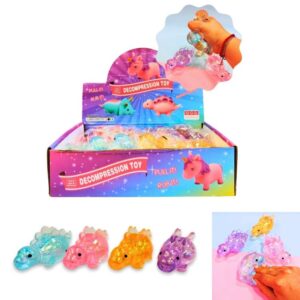 Squishy Dino con glitter