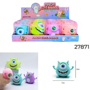 Squishy monstruos caja pvc