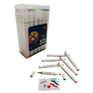 Fibra doble punta x 18 unidades